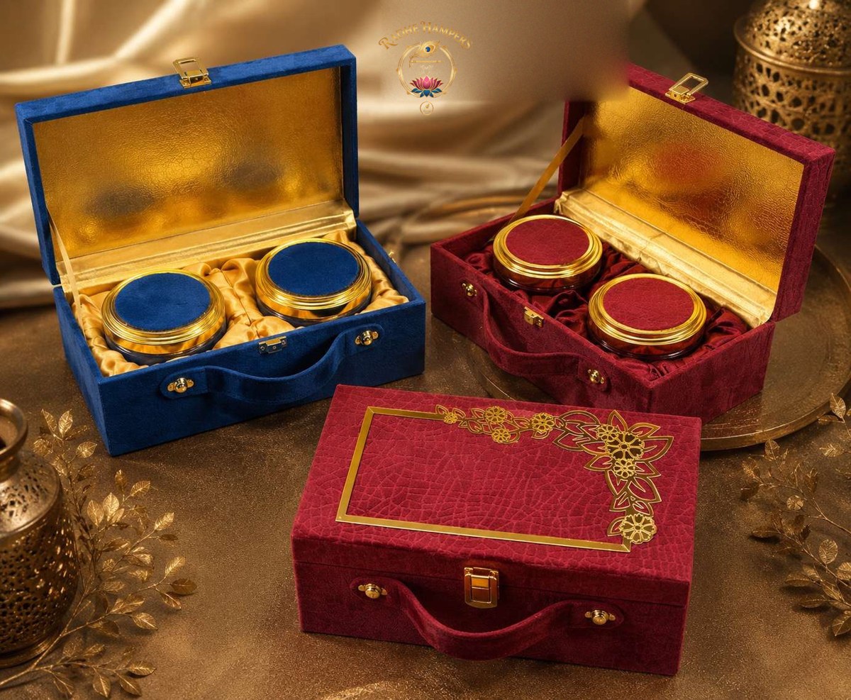 Velvet Flip Jar Box